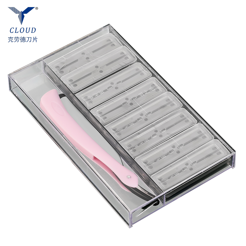 Nedves és száraz borotva, egyenes borotvakészlet