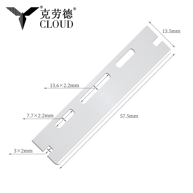 Egyélű hullámos borotvapengék