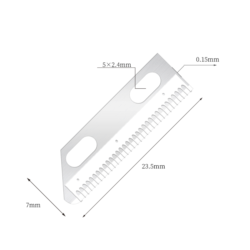 Hordozható, rendkívül sima rozsdamentes acél formázó borotvapengék