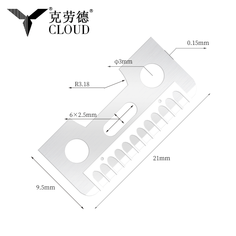 Egyoldalas vágóélű, rozsdamentes acél szemöldökborotvapengék
