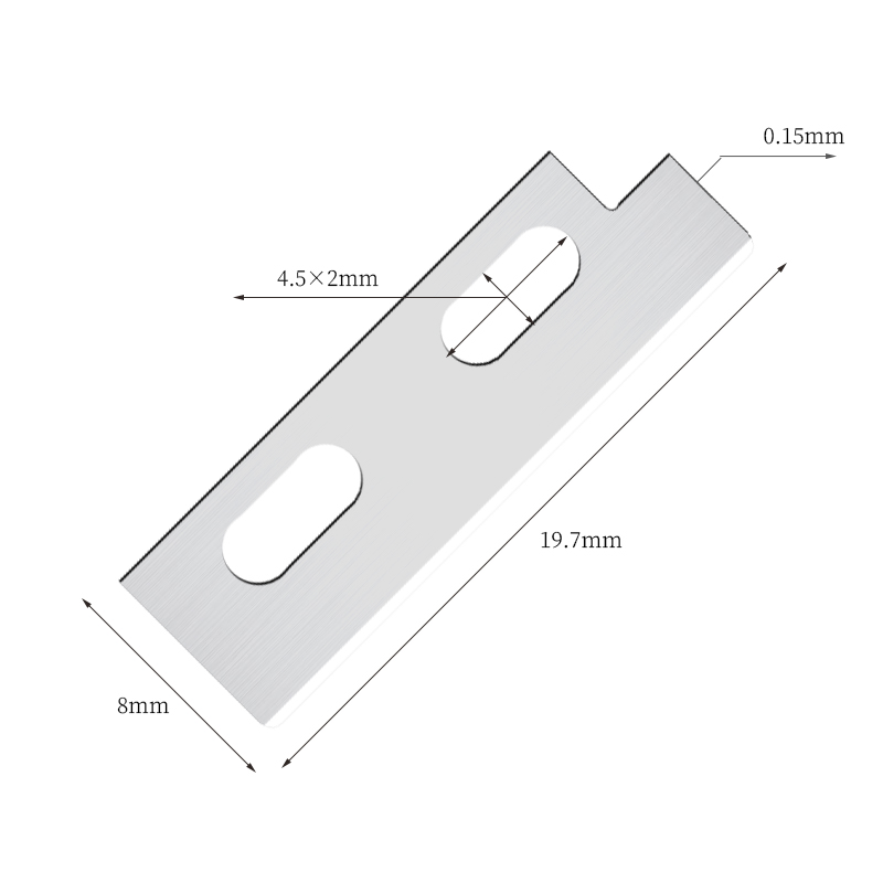 Precíziós, éles, rozsdamentes acél szemöldökformázó késpengék