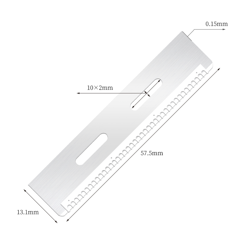Tartós, újrafelhasználható rozsdamentes acél szemöldökvágó penge
